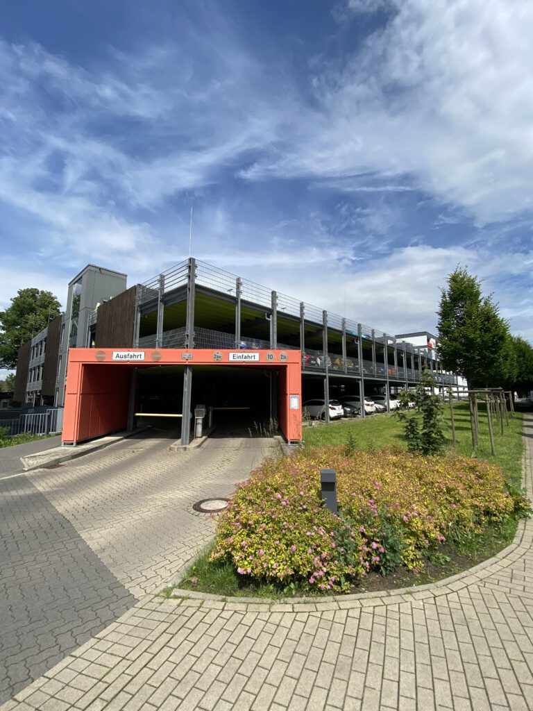 Außenaufnahme des Parkhaus Unna