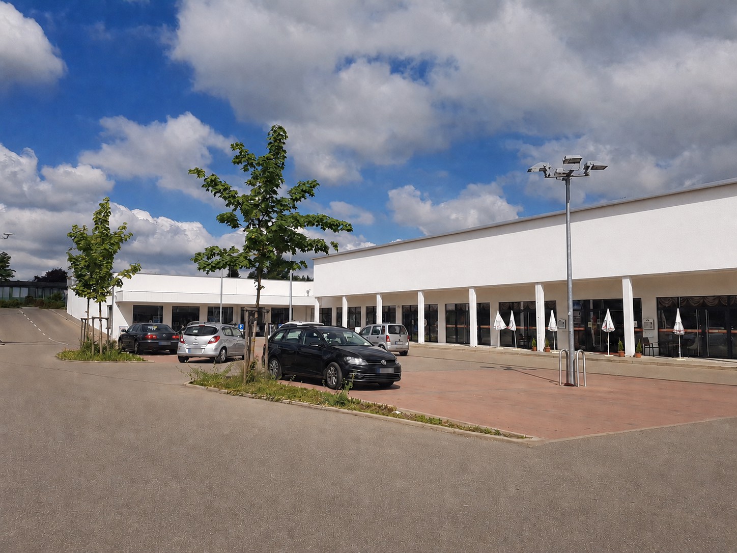 Außenaufnahme Fachmarktzentrum Laichingen